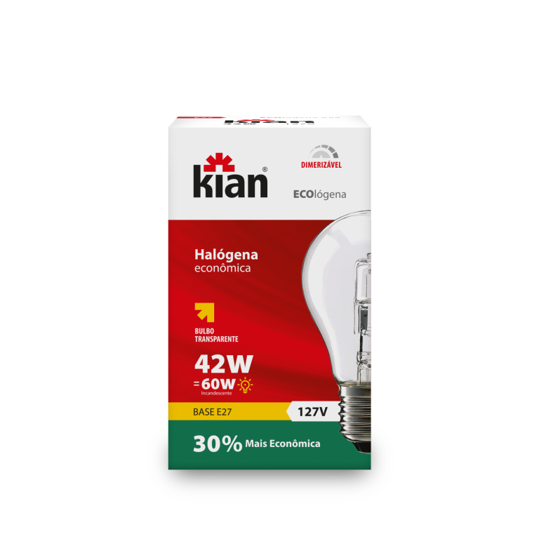 LAMP INC ECOLOGENA A55 42W 127V KIAN