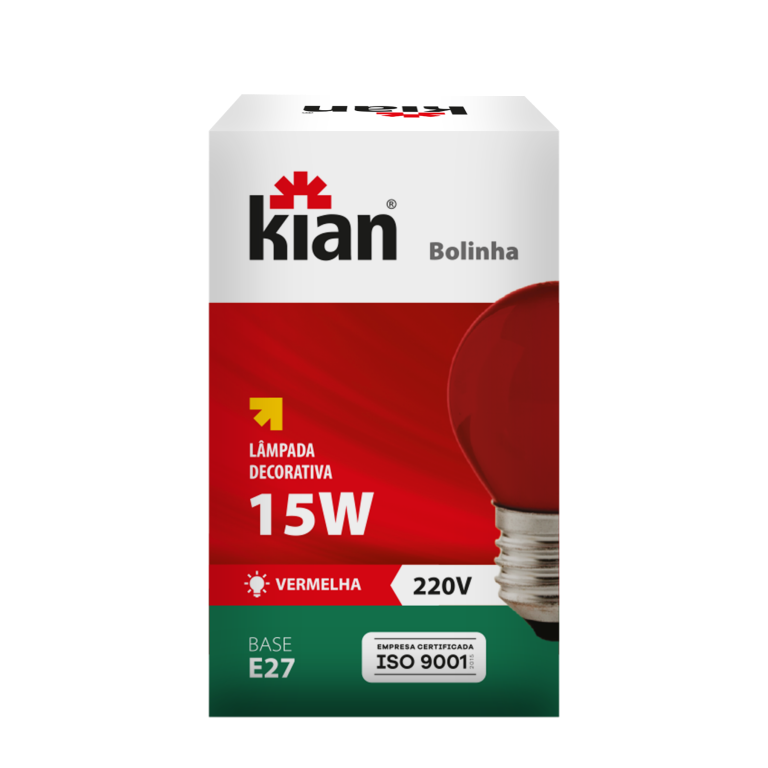 LAMP INC BOLINHA 15W 220V E27 VM KIAN