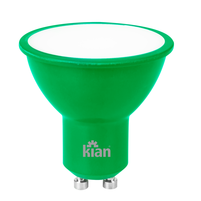 LAMP LED MR16 4W VERDE BIV KIAN
