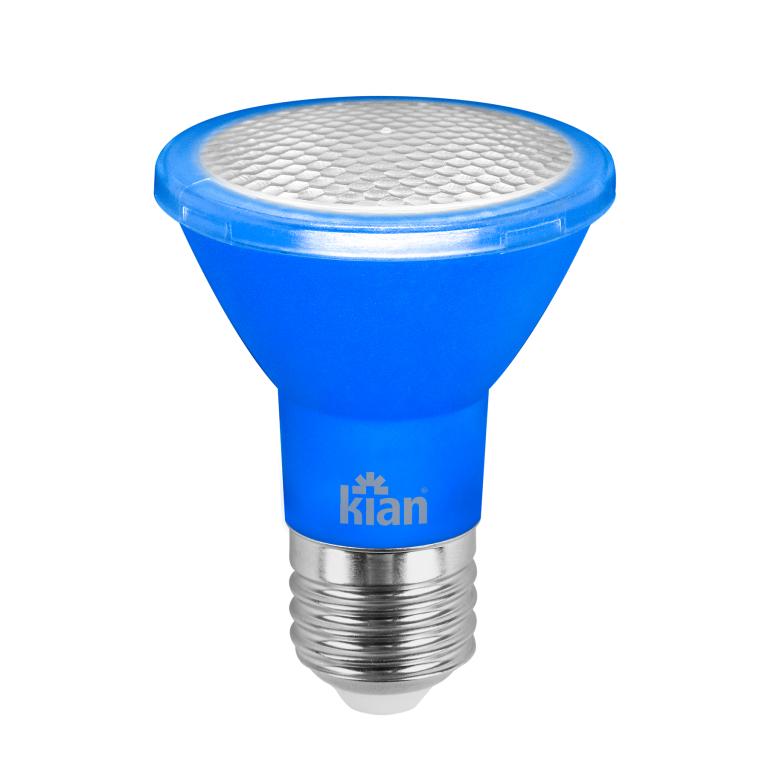 LAMP LED PAR20 6W AZUL BIV KIAN