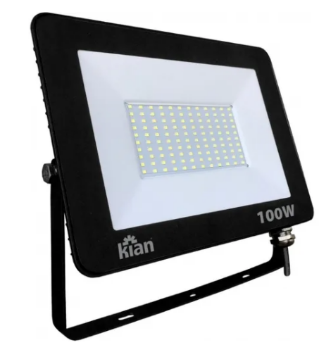 PROJETOR LED 100W 6500K PT BIV KIAN