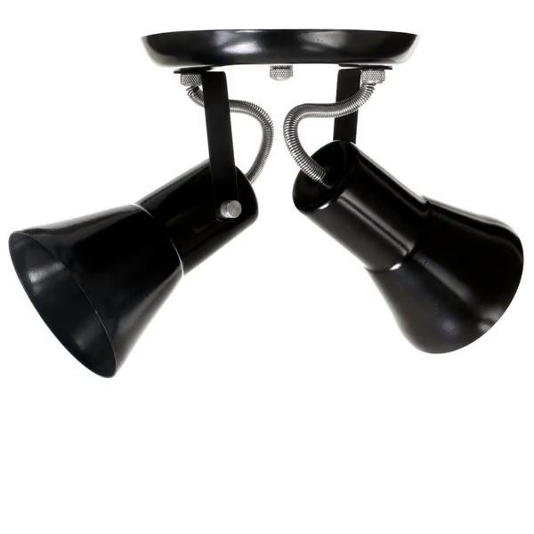 SPOT 2 LAMPADA SPIRE PRETO ALUM