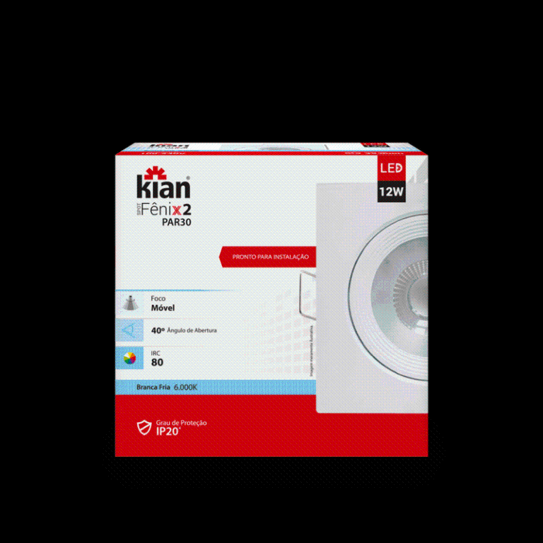 SPOT LED FENIX II QUAD PAR30 12W 6K KIAN