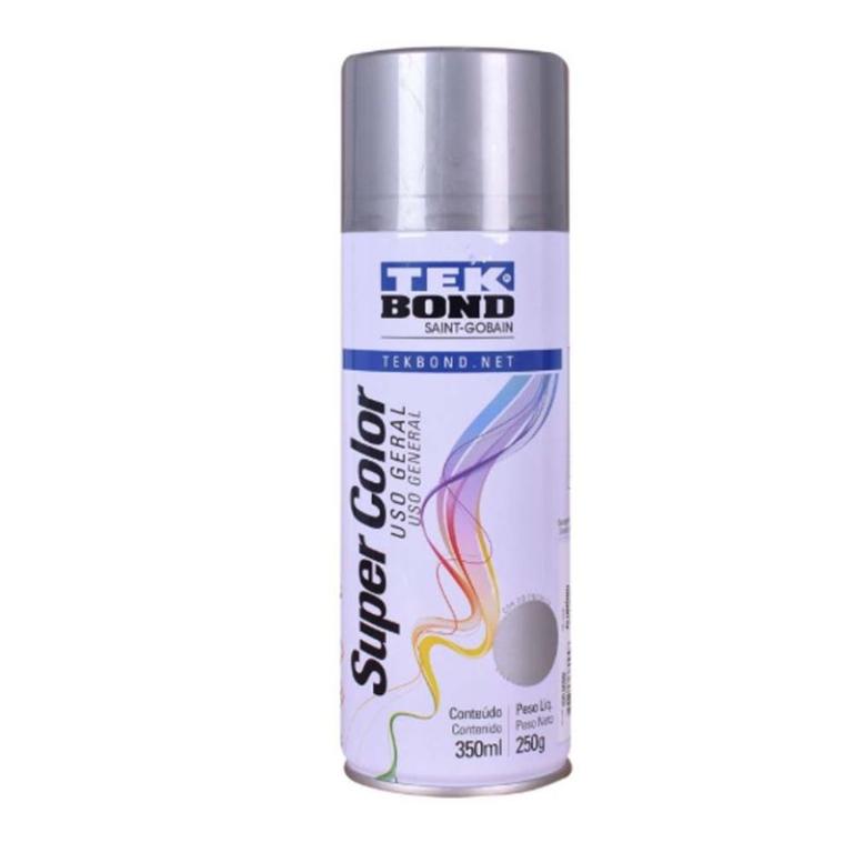 TINTA AEROSOL ALUMINIO USO GERAL 350ML/250G TEK BOND