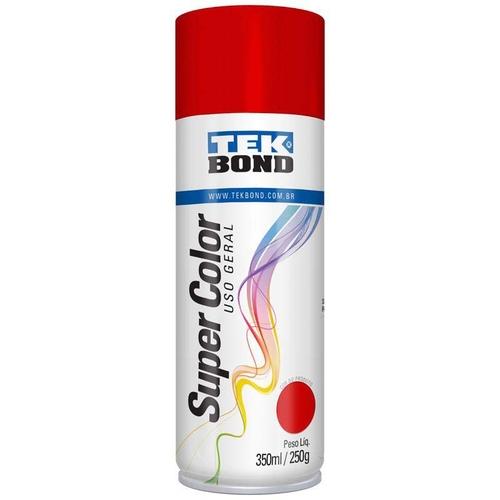 TINTA AEROSOL VERMELHO USO GERAL 350ML/250G TEK BOND