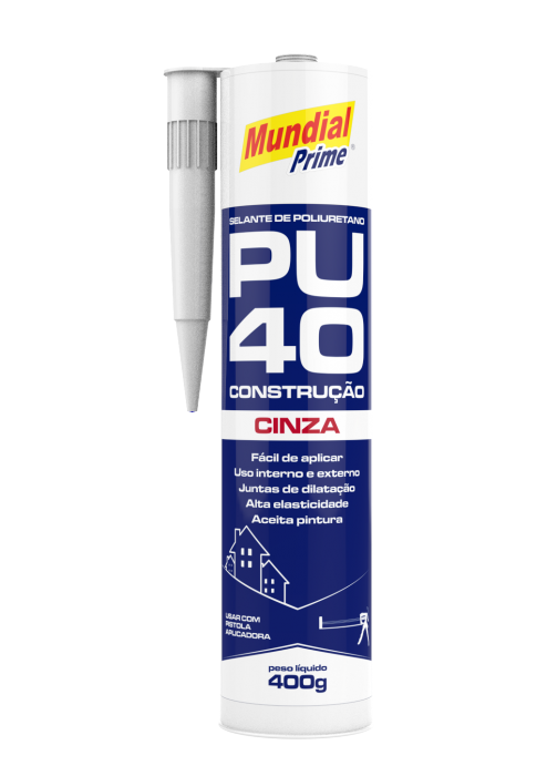 SELANTE DE POLIURETANO PU40 400GR MP CINZA