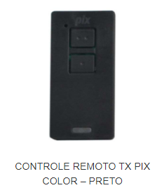 TXPIX - CONTROLE REMOTO PRETO
