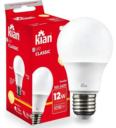 LAMP LED BULBO A 12,0W BIV E-27 3K KIAN