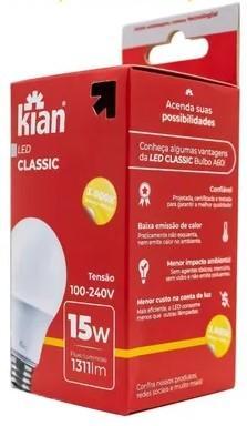 LAMP LED BULBO A 15,0W BIV E-27 3K KIAN