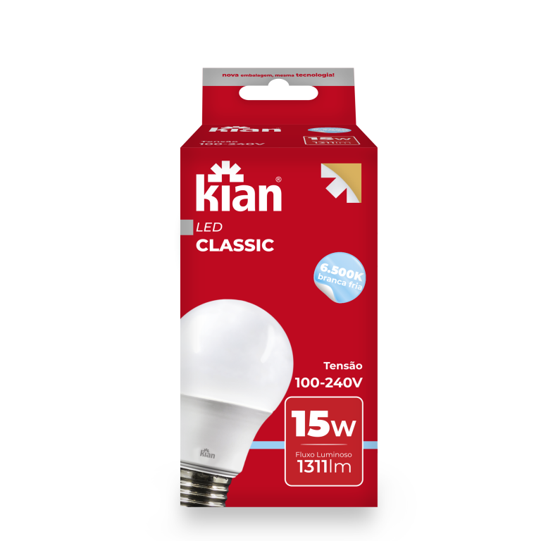 LAMP LED BULBO A 15,0W BIV E-27 6K KIAN