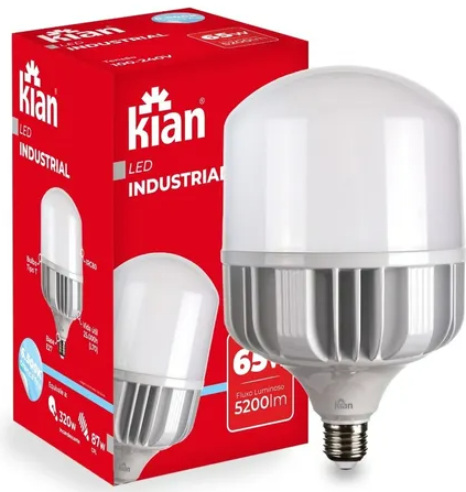 LAMP LED INDUSTRIAL E-27 65W 6500K KIAN