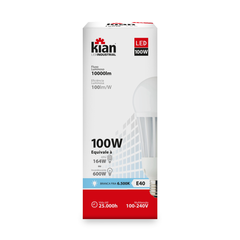 LAMP LED INDUSTRIAL E-40 100W 6500K BIV KIAN