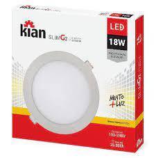LUM LED SOB RED SLIM 18W 22,5CM 6K KIAN