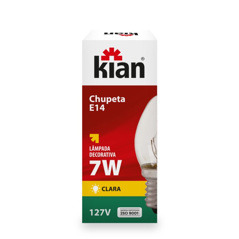 LAMP INC C7 7W 127V E14 CL KIAN
