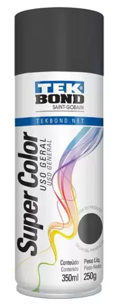 TINTA AEROSOL GRAFITE USO GERAL 350ML/250G TEK BOND