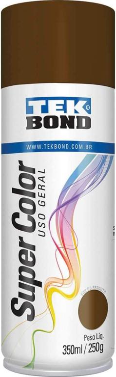 TINTA AEROSOL MARROM USO GERAL 350ML/250G TEK BOND