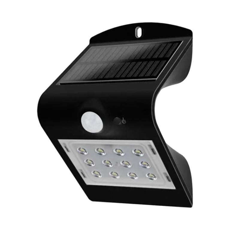 ARANDELA LED SOLAR PT 1,5W 6,0K KIAN