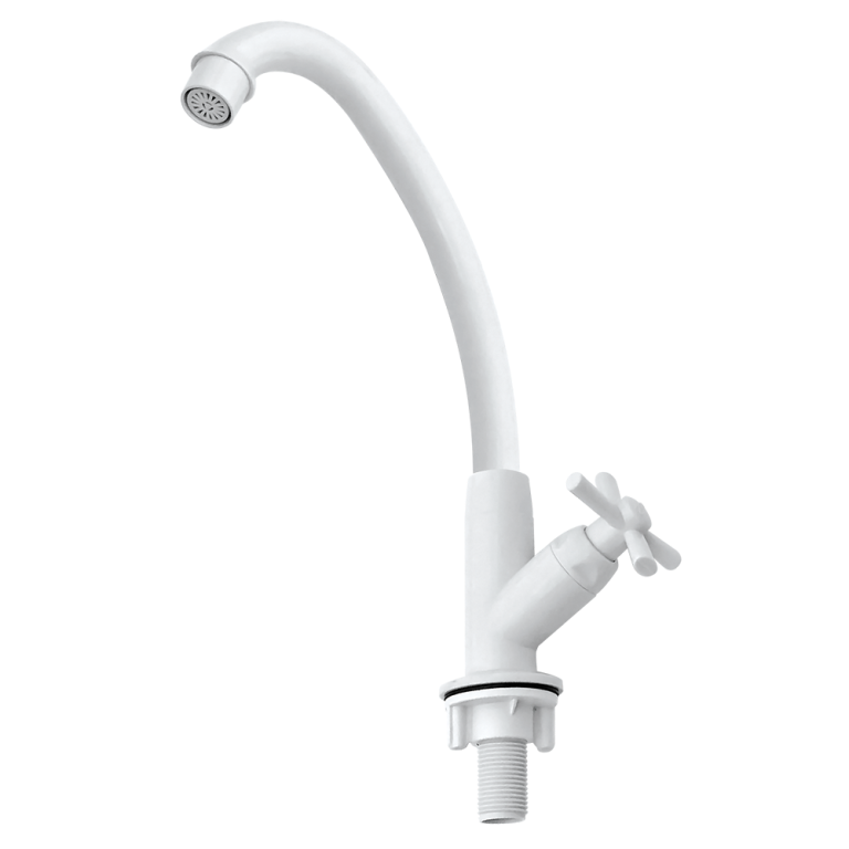 TORNEIRA COZINHA MESA BICA MOVEL ALTA DÁLIA BRANCA