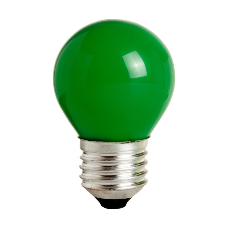 LAMP LED BOLINHA 1-3W VERDE BIV KIAN