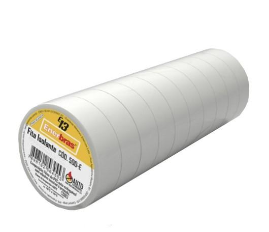 FITA ISOLANTE BRANCA 18MM X 5M