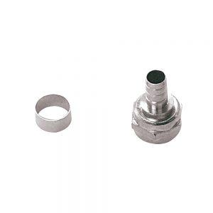 CONECTOR MET RG59U NIQ C/ANEL ENC C/100pcs
