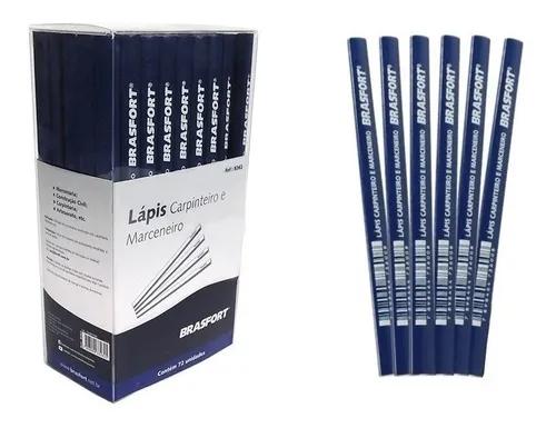 LAPIS CARPINTEIRO/MARCENEIRO C/72 PCS