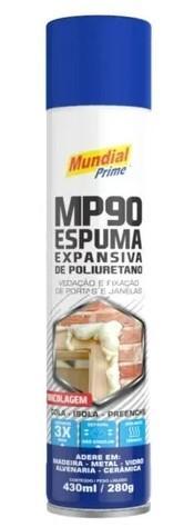 ESPUMA EXPANSIVA DE POLIURETANO 430ML 280G MUNDIAL PRIME