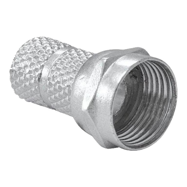 CONECTOR MET RG6U NIQ C/ROSCA ENC C/100pcs