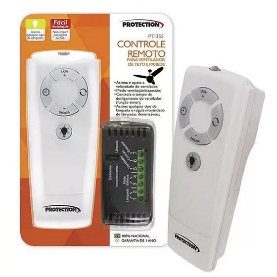 CONTROLE DE VENTILADOR TETO/PAREDE PT-355