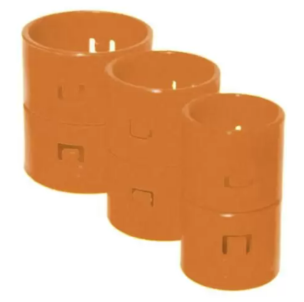 LUVA DE PRESSAO DE PVC DN32MM 1'' LARANJA