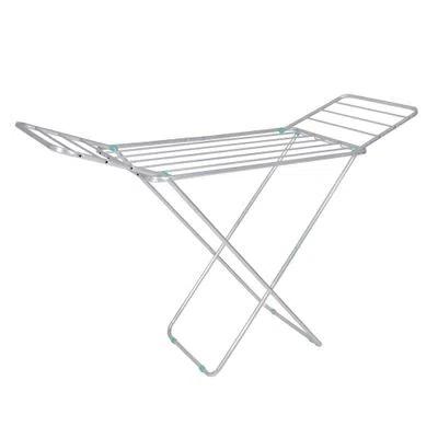 VARAL DE CHAO  C/ABAS SLIM ALUMINIO /  COMPRIMENTO 1,43m - LARGURA 49cm - ALTURA 90cm