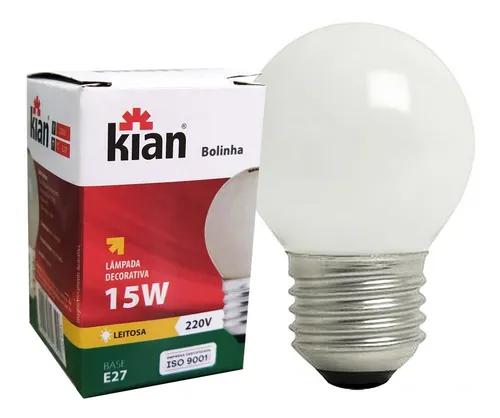 LAMP INC BOLINHA 15W 220V E27 LT KIAN