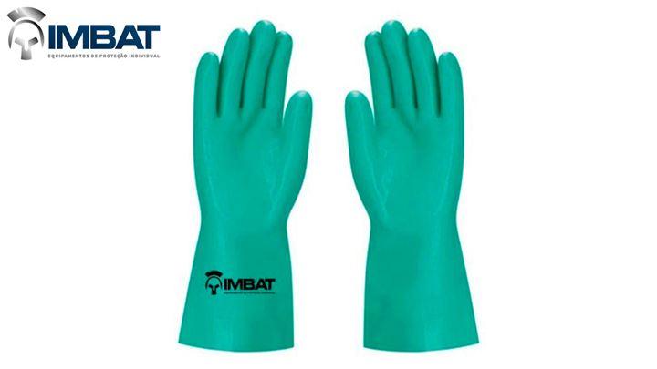 LUVA DE LATEX FORRADA VERDE - 9