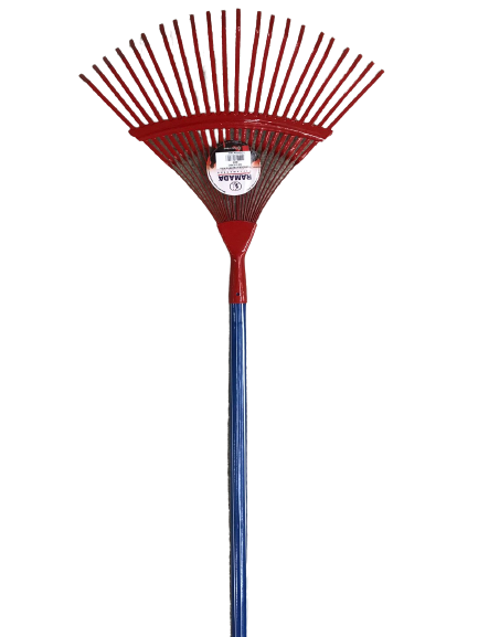 VASSOURA DE PALHETA 22 DENTES - FIXA C/ CABO 120 CM