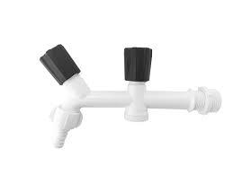 TORNEIRA TANQUE/MAQUINA PP BRANCA/PRETA