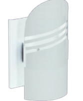 ARANDELA UNHA DECORADA 1XE27