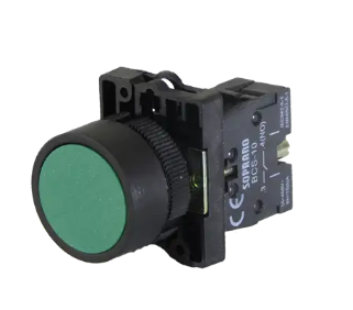 BOTAO PULSADOR VERDE NA