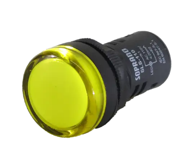 SINALIZADOR 22MM AMARELO 220VCA