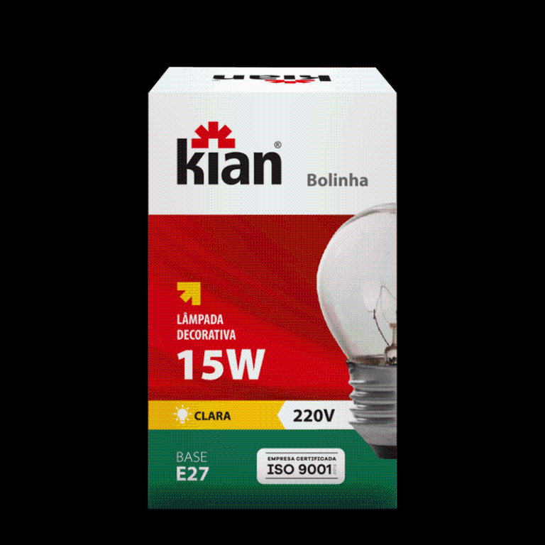 LAMP INC BOLINHA 15W 220V E27 CL KIAN