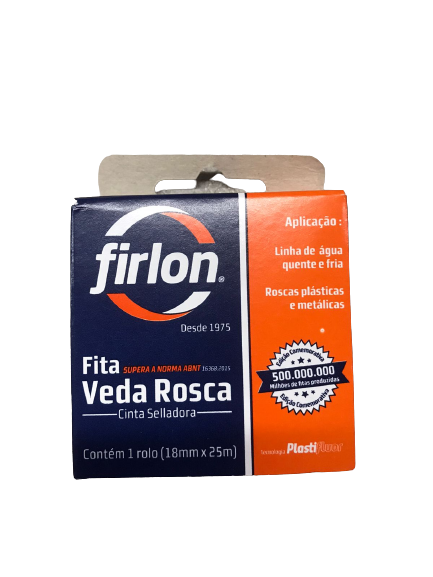 FITA VEDA ROSCA FIRLON 18MMX50M