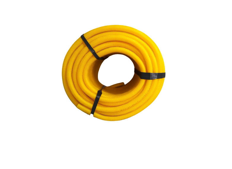 TUBO CORRUGADO - PVC - 1/2'' X 50 MTS - AMARELO