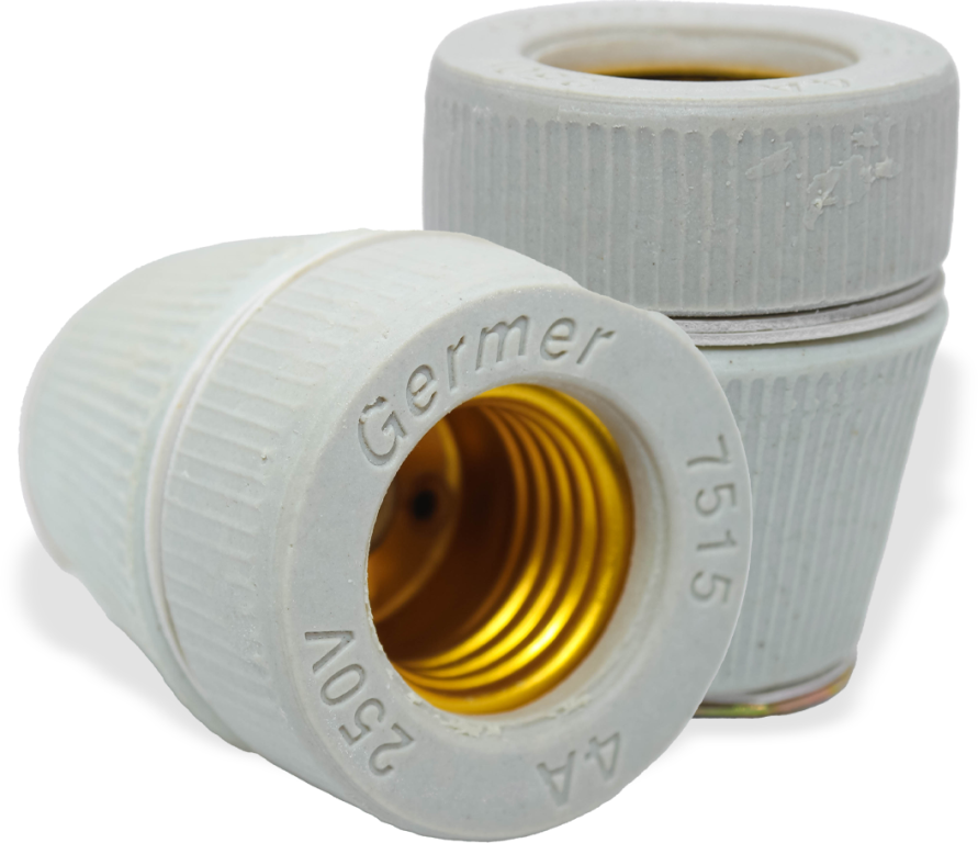 ISOLADOR TIPO PORTA LAMPADA E-27 - 4A / 250V - PARA TEMPO