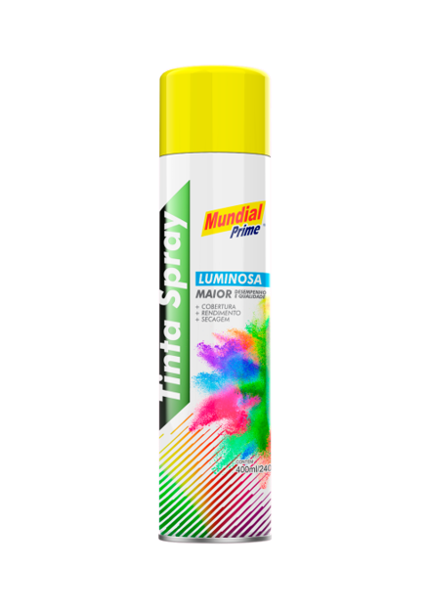 TINTA SPRAY 400ML TOOLCOLOR UG AMARELO