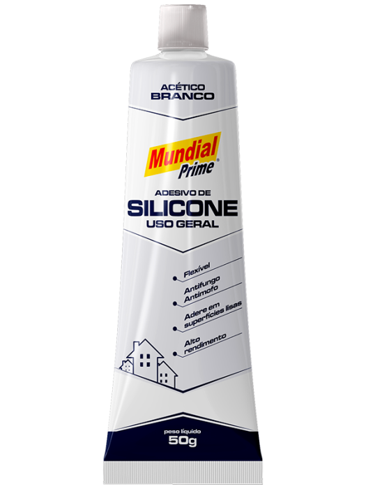ADESIVO SILICONE ACETICO 50G MP BRANCO