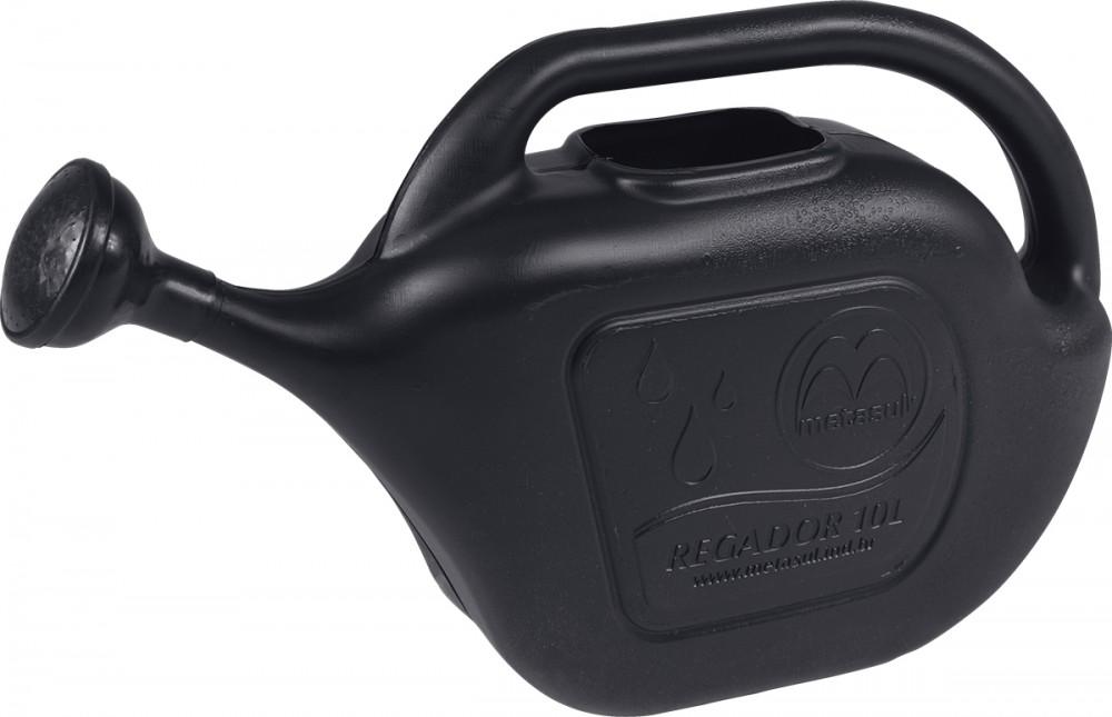 REGADOR PLASTICO 10L PRETO UNIVERSAL