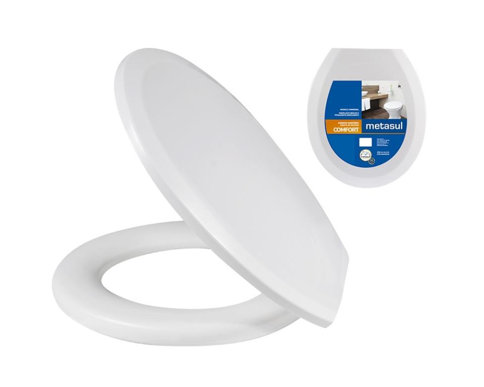 ASSENTO SANITARIO PLASTICO COMFORT BRANCO