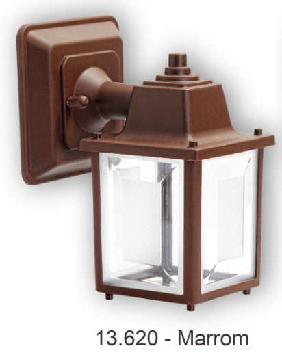 ARANDELA COLONIAL MARROM