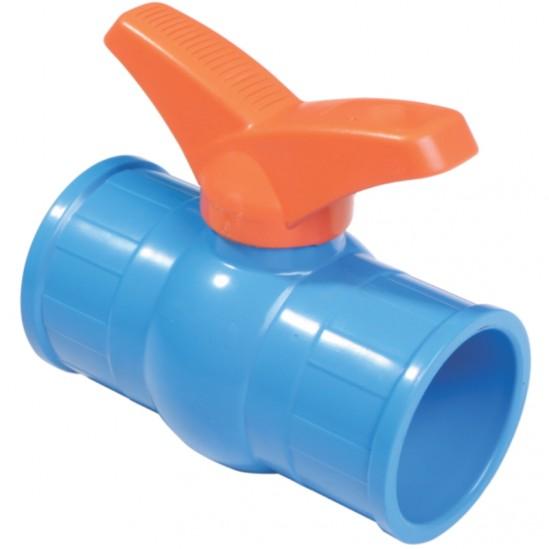 RZ01-REGISTRO ESFERA SOLDAVEL IRRIGAÇÃO 20MM AZUL