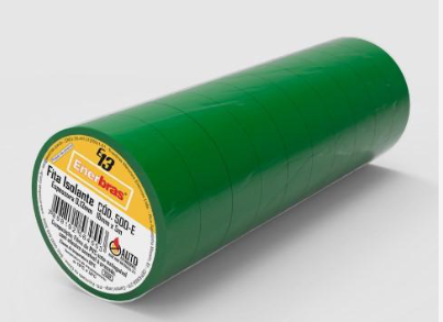 FITA ISOLANTE VERDE 18MM X 20M