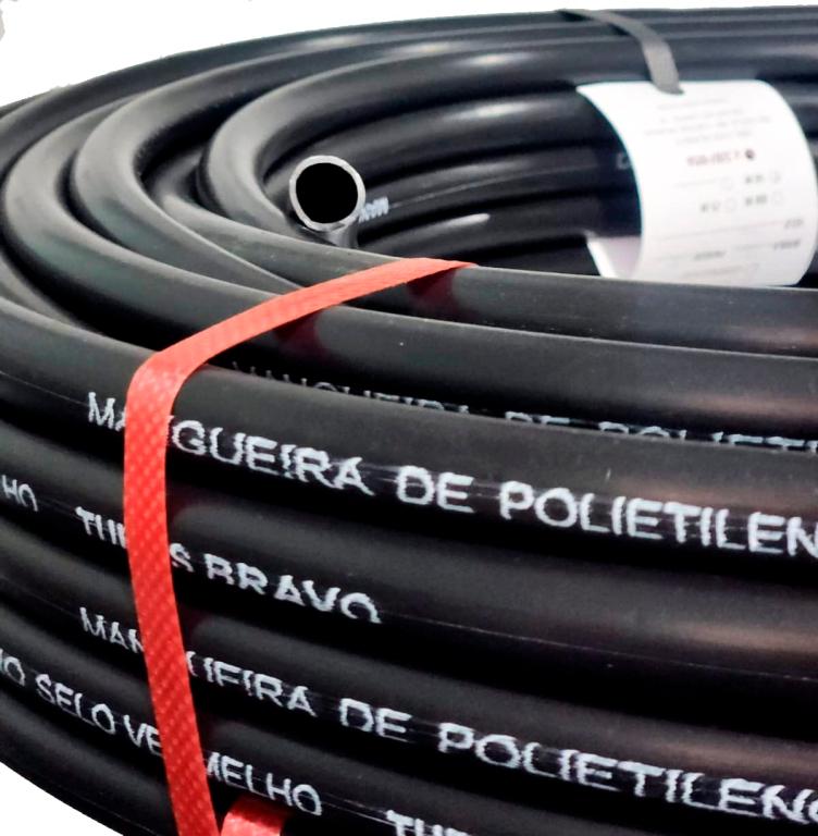 MANGUEIRA POLIETILENO 1 X100 VERMELHA